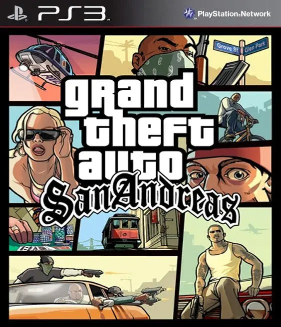 Grand Theft Auto San Andreas HD Pt-Br Ps3 Mídia Digital