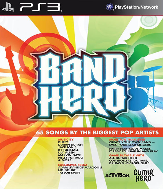 Band Hero (Joystick) Ps3 - Midia Digital